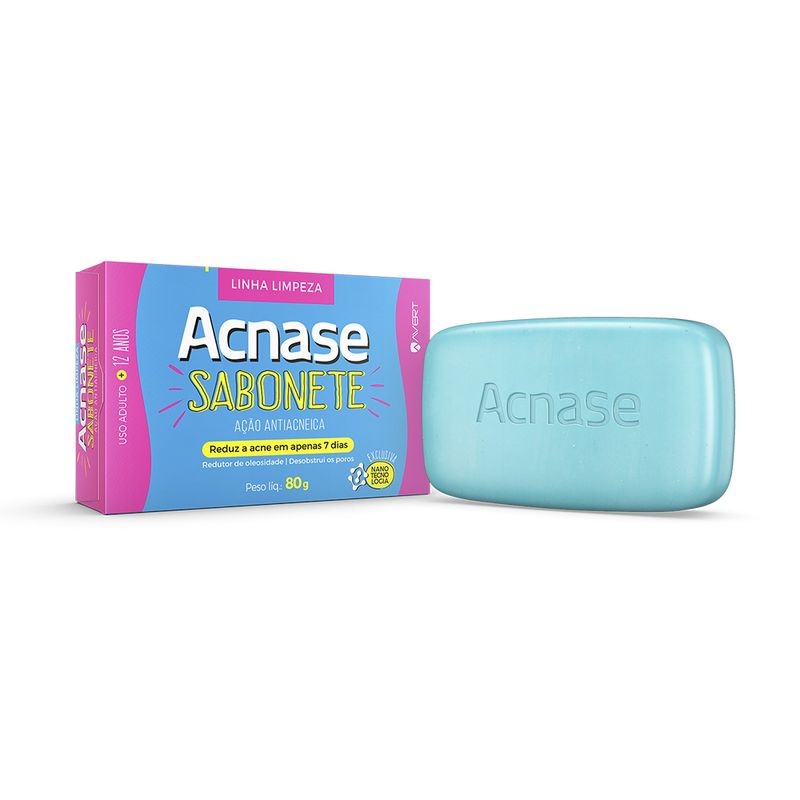 Sabonete Acnase Clean Antiacneico 80g