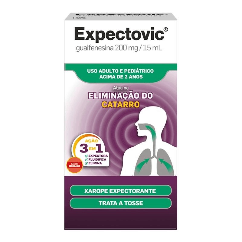 Expectovic Xarope 120ml Morango