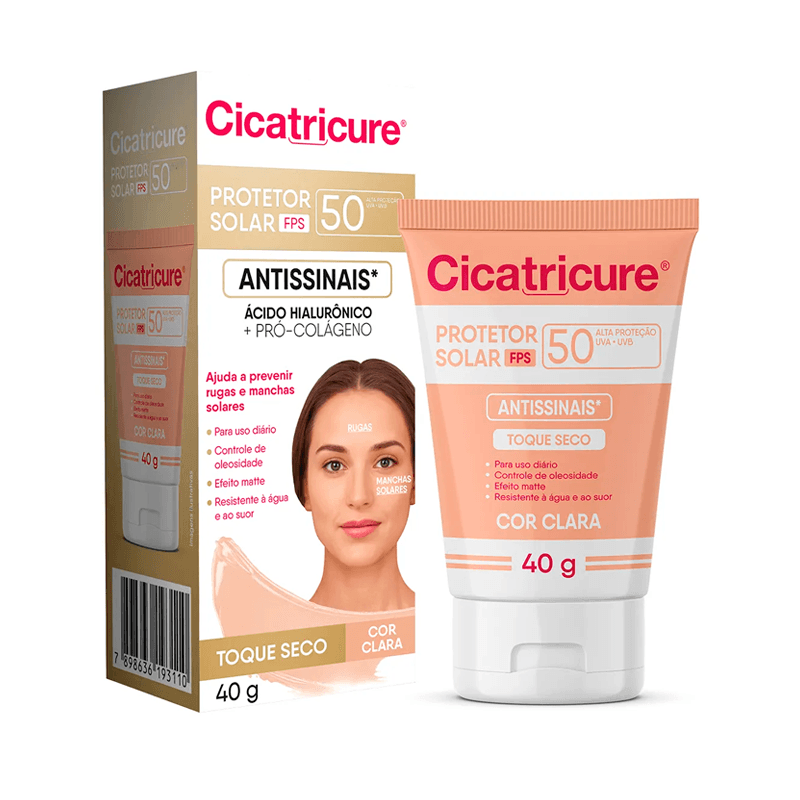 Cicatricure Protetor Solar F50 40g Cor Cla