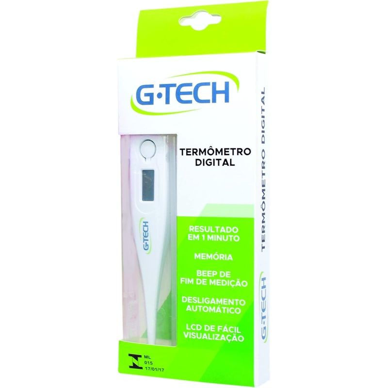 Termometro Digital G-tech Clinico Branco c/selo