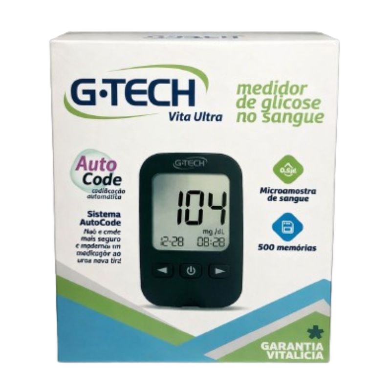 Medidor Glicose G-tech Vita Ultra