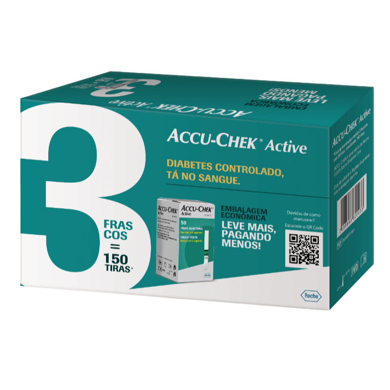 Accu-chek Active Pack com 50 Tiras