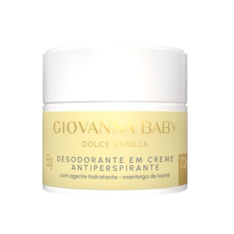 Creme Antitranspirante Giovanna Baby 55g Dolce Vanilla 72h