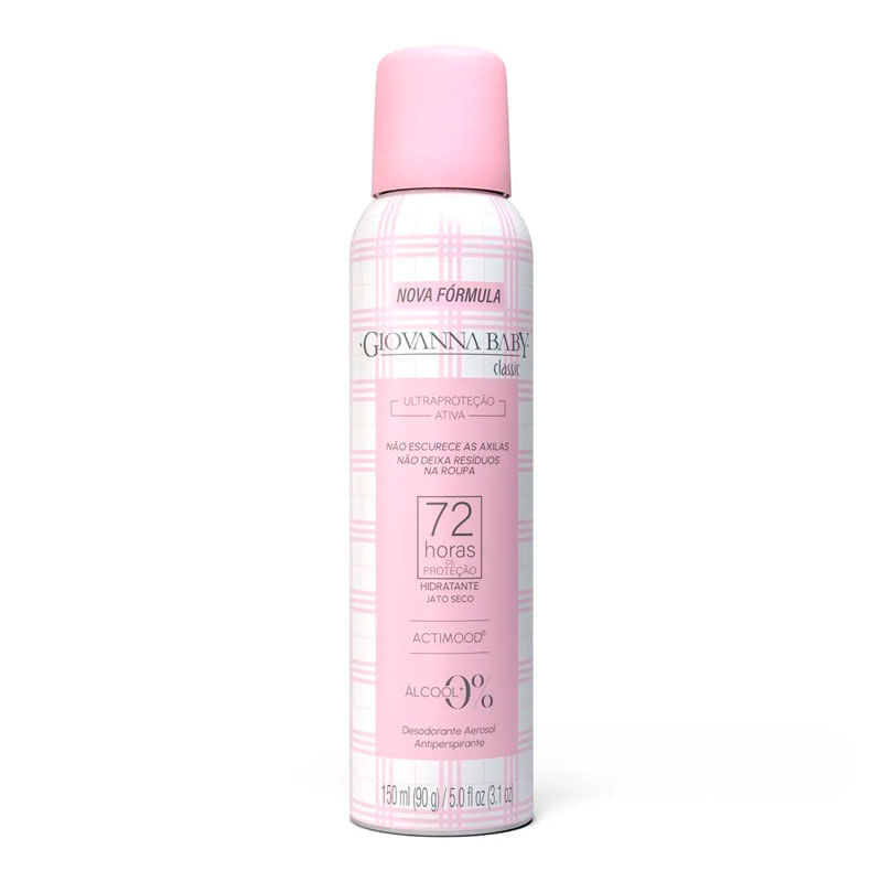 Aerossol Giovanna Baby 150ml 72h Feminino Classic