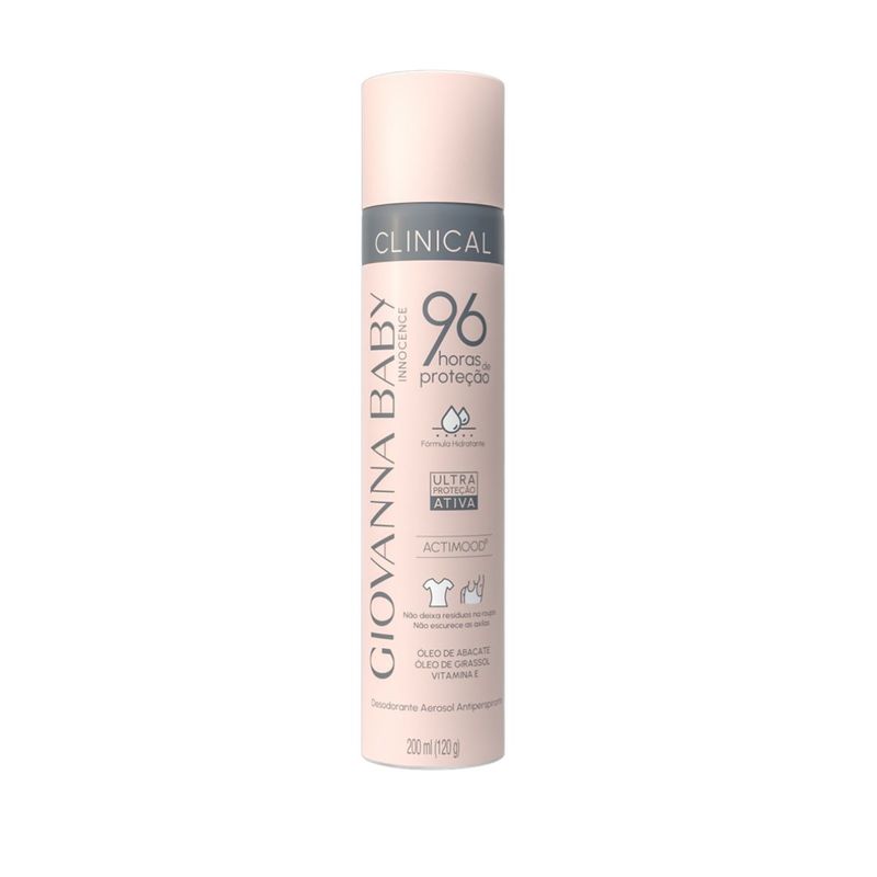 Aerossol Giovanna Baby Clinical 200ml 96h Feminino Innocence 789
