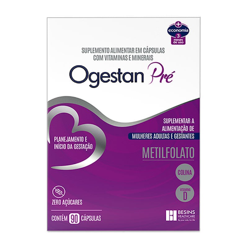 Ogestan Pre 1,2g c/90 Capsulas