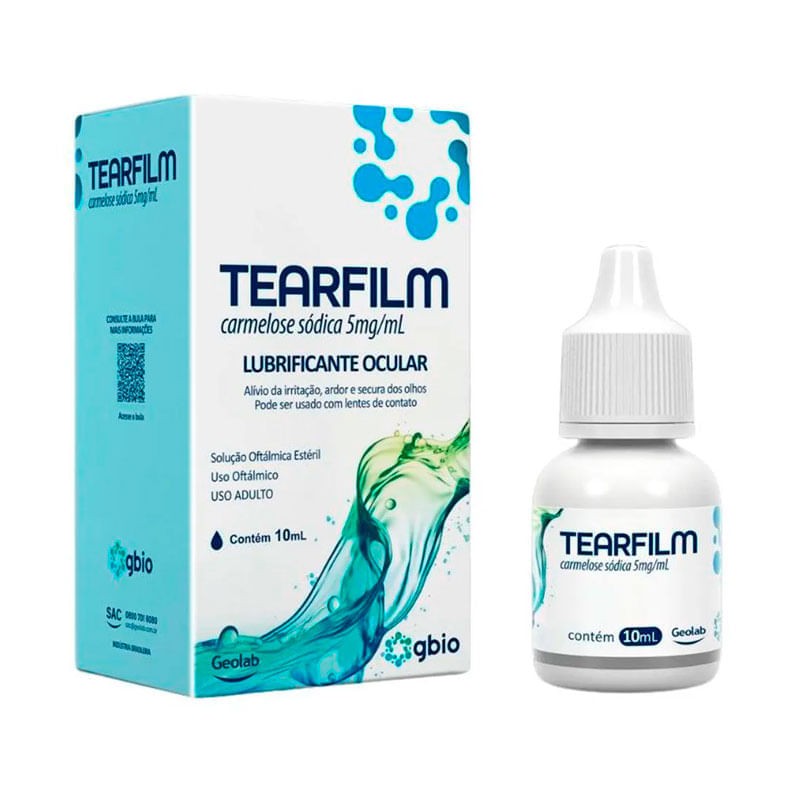 Tearfilm 5mg/ml Solucao Oftalmologica 10ml