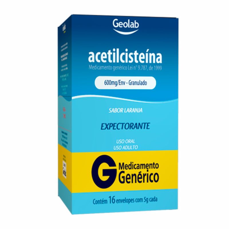 Acetilcisteina 600mg Geolab