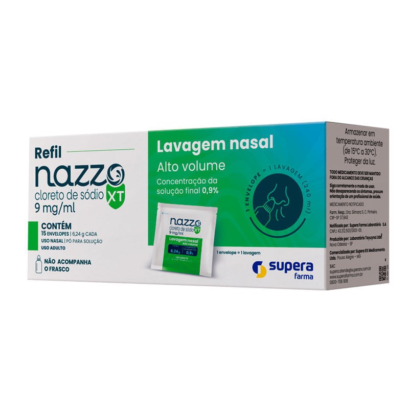 Nazzo Xt 240ml Refil Com 15 Saches