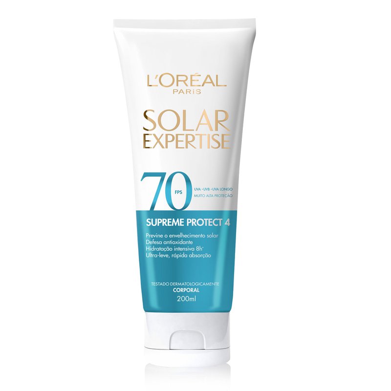 Protetor Solar Corporal Expertise L'Oréal Paris Fps70 200ml