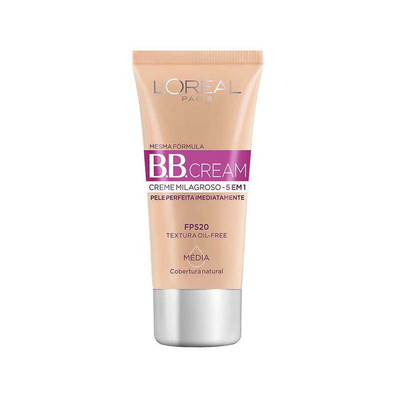 BB Cream Creme Milagroso 5 Em 1 Cor Media Fps20 L'Oréal Paris 30ml
