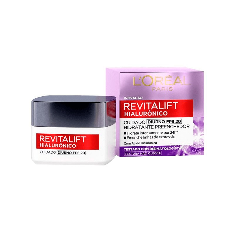 Revitalift Hialuronico Dia Fator 20 49g