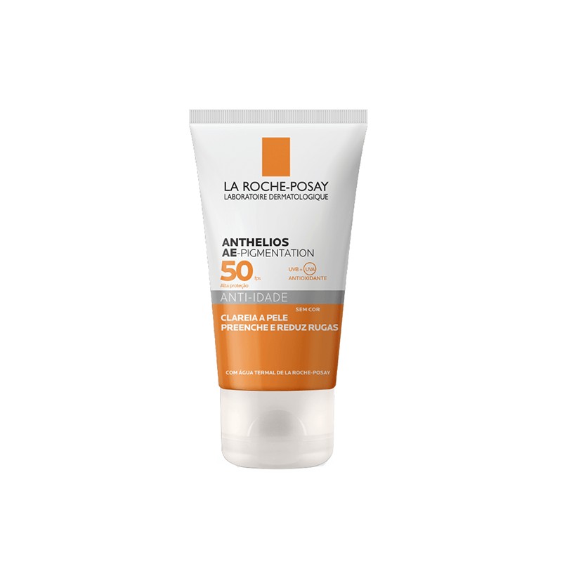 Anthelios Protetor Solar Facial Anti-idade Fps50 Sem Cor 40g