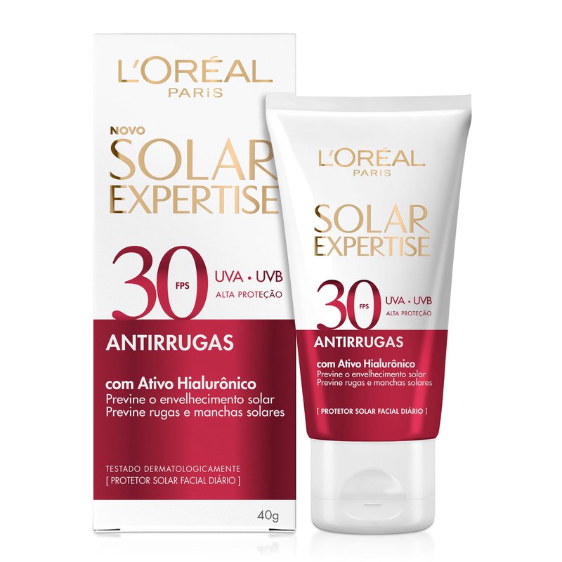 Protetor Solar Expertise Antirrugas Sem Cor Fator 30 40g