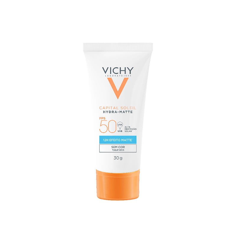 Capital Soleil Gel Creme Hydra Mate Sem Cor Fps50 30g