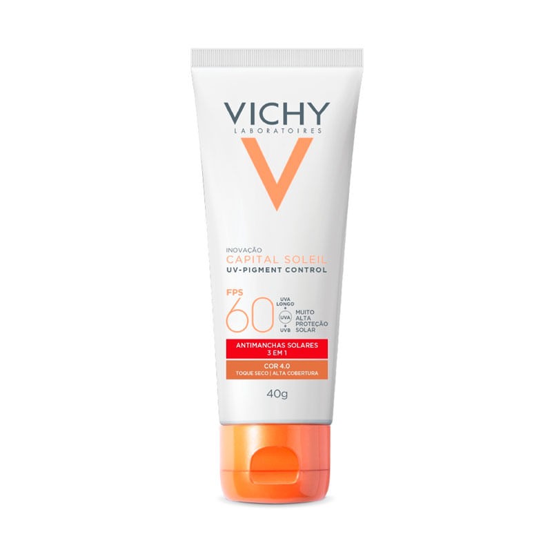 Protetor Solar Facial Vichy Capital Soleil Uv-pigment Control Fps60 Cor 4.0 40g