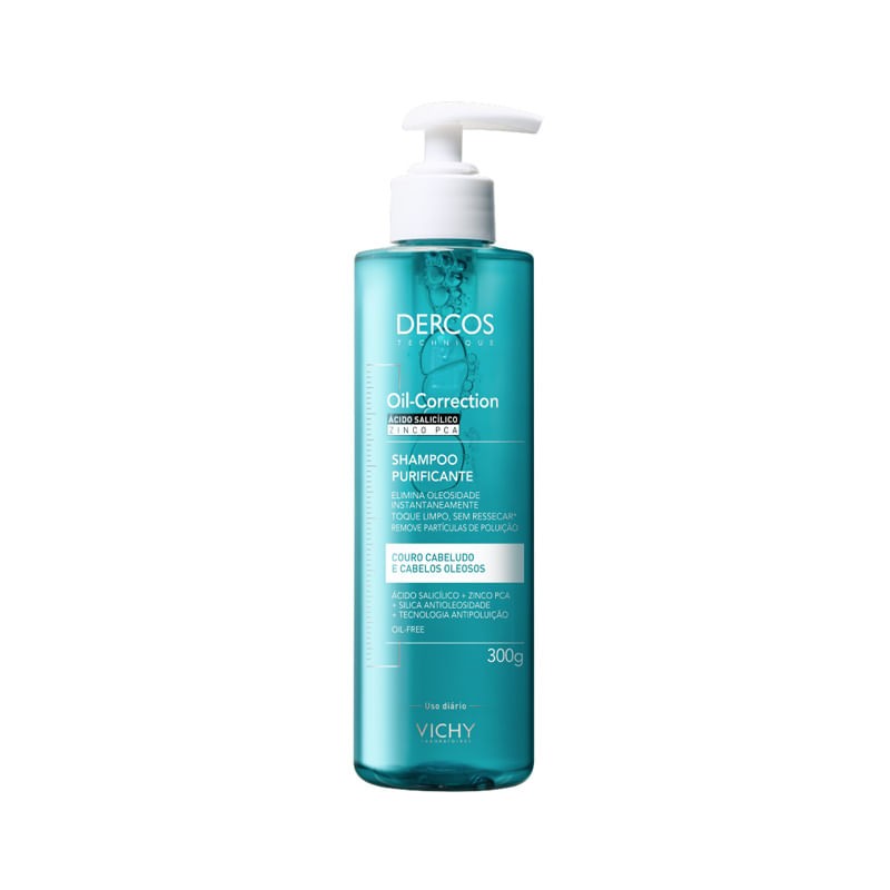 Shampoo Vichy Dercos Oil Correction Com 300g