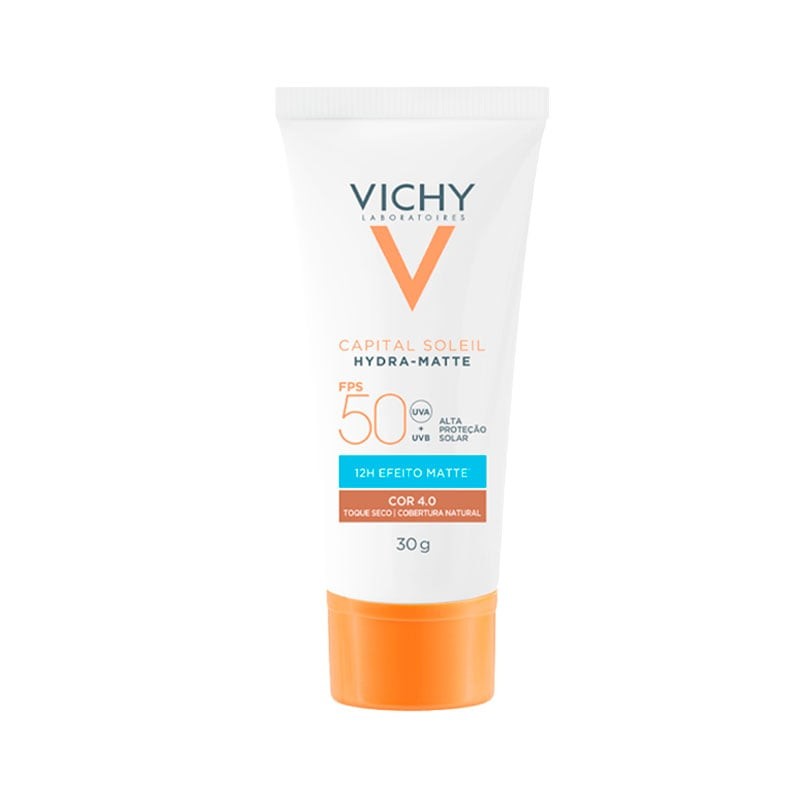 Protetor Solar Facial Vichy Capital Soleil Hydra-matte Fps50 Cor 4.0 30g