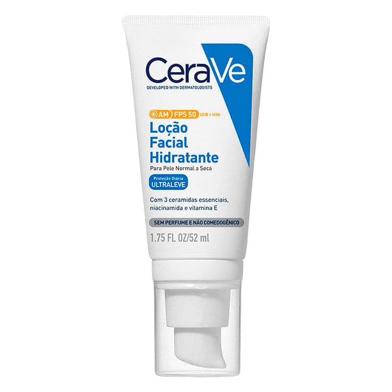 Locao Facial Cerave Hidratante Fps50 52ml