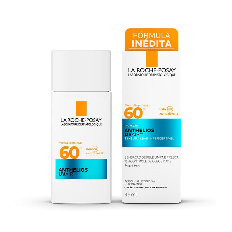 Protetor Solar FPS 60 La Roche-posay Anthelios Uvair Frasco 45ml