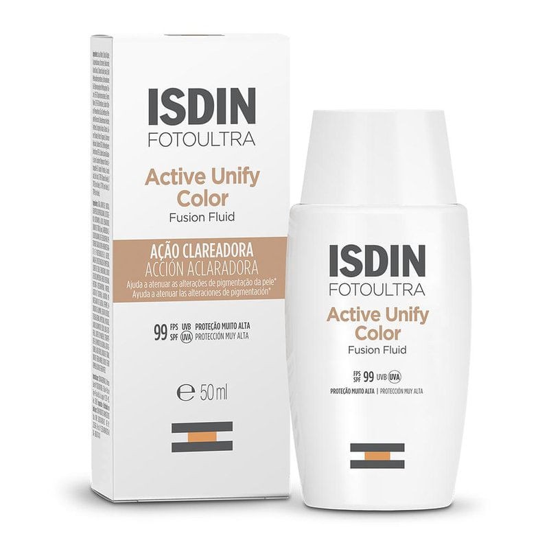 Clareador Facial Isdin Active Unify Color Fps99 50ml