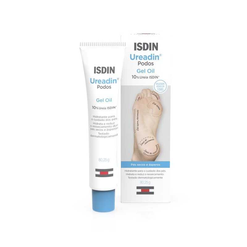 Creme Hidratante Para Os Pes Ureadin Podos Gel Oil Isdin 80,25g