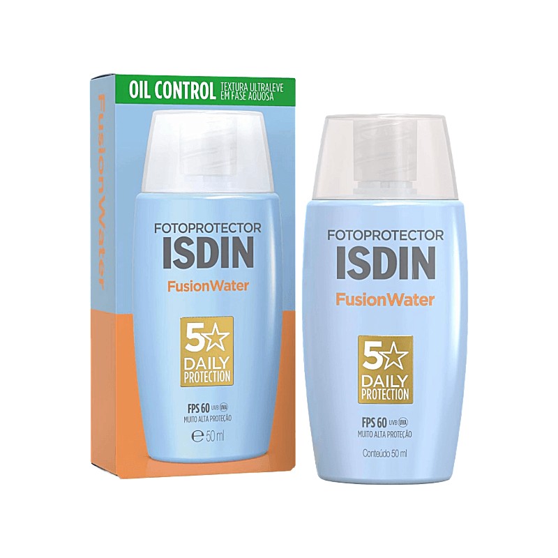Protetor Solar Facial Fusion Water S/cor Fps60 Isdin 50ml