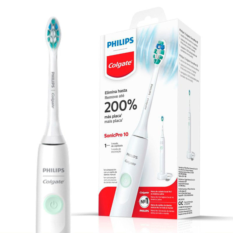 Escova Dental Eletrica Colgate Philips Sonicpro 10