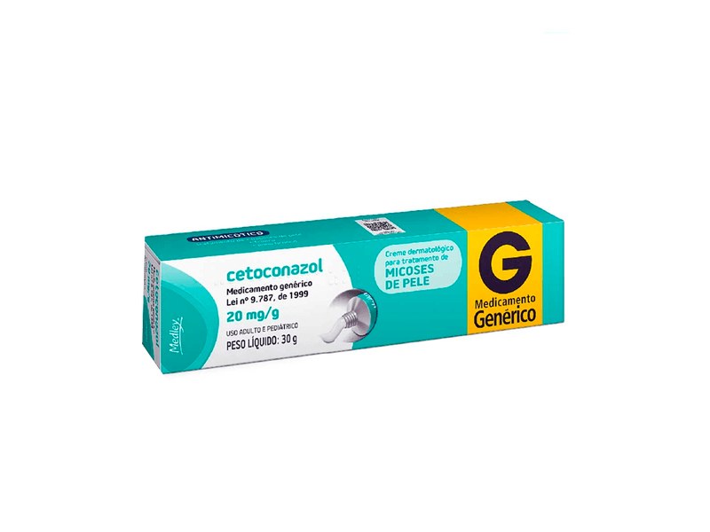 Cetoconazol 20mg/g creme 30g Medley