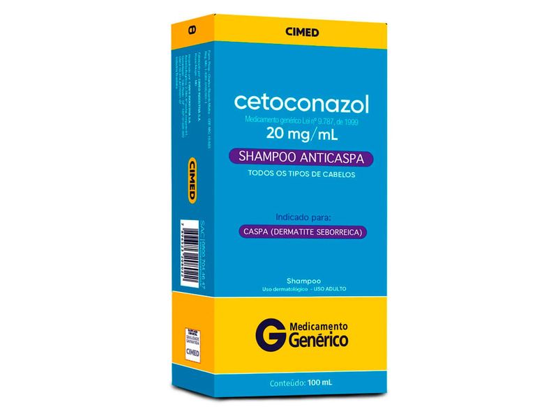 Cetoconazol 20mg/g shampoo 100ml Cimed